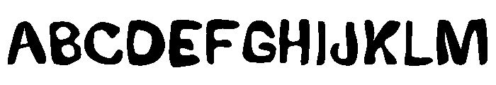 Bloopi Regular Font UPPERCASE