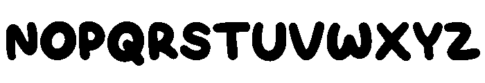 Bloopie Regular Font UPPERCASE