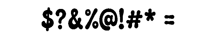 Bloopsy Font OTHER CHARS
