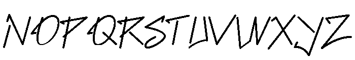 Bloqk Raw Regular Font UPPERCASE