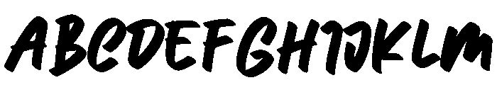 Blori Font UPPERCASE