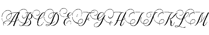 Blorivelle Regular Font UPPERCASE