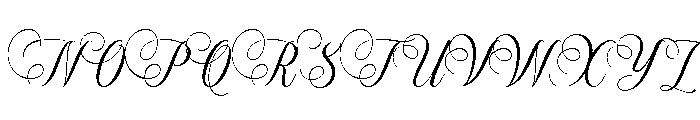 Blorivelle Regular Font UPPERCASE