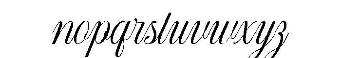Blorivelle Regular Font LOWERCASE