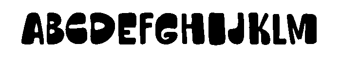 Blorpie Regular Font UPPERCASE
