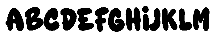 Blosky Font UPPERCASE