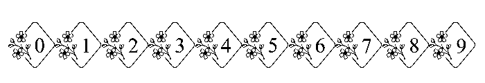 Blossom Floral Monogram Suse Rg Font OTHER CHARS