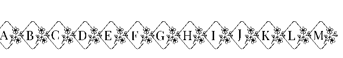 Blossom Floral Monogram Suse Rg FONT