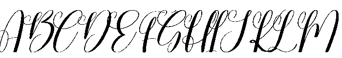 Blossom Sostime Font UPPERCASE