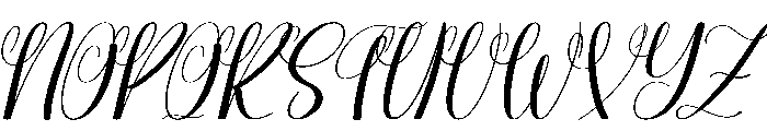 Blossom Sostime Font UPPERCASE