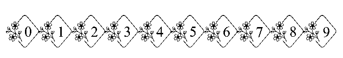 BlossomFloralMonogramSuse-Reg Font OTHER CHARS