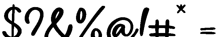 Blottocke Regular Font OTHER CHARS