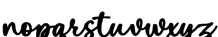 Blottocke Regular Font LOWERCASE