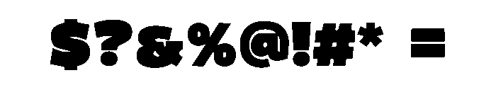 Blovx Font OTHER CHARS