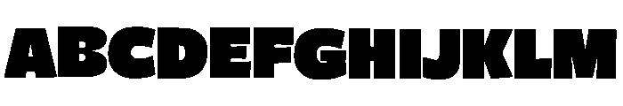 Blovx Font UPPERCASE