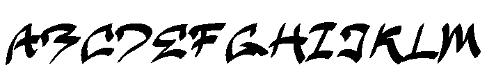 BloyZi Font UPPERCASE