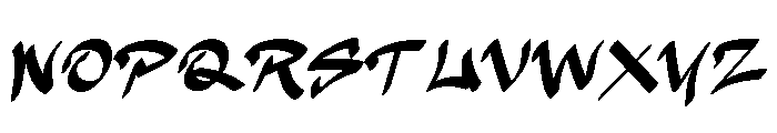 BloyZi Font UPPERCASE