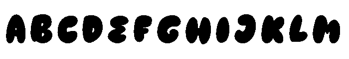 Blubero Font UPPERCASE