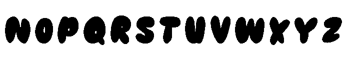Blubero Font UPPERCASE