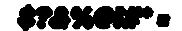 Blubly Extrude Slant Regular Font OTHER CHARS