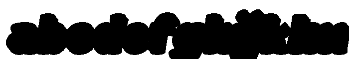 Blubly Extrude Slant Regular FONT