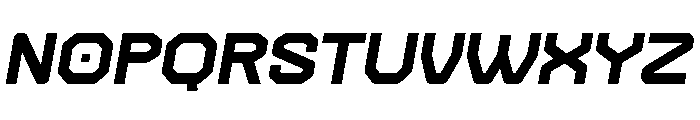 Blue Bloxc Italic Font UPPERCASE