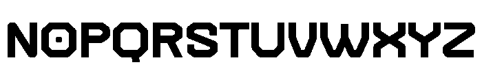 Blue Bloxc Font UPPERCASE