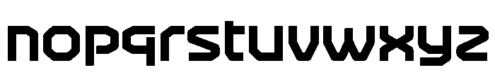 Blue Bloxc Font LOWERCASE