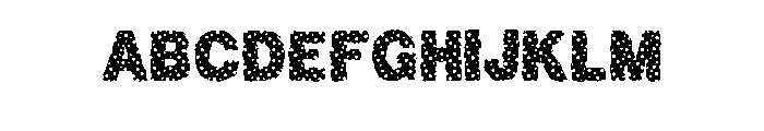Blue Bubble Font Font UPPERCASE