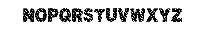 Blue Bubble Font Font LOWERCASE