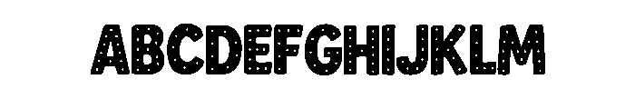 Blue Cinco De Mayo Font UPPERCASE
