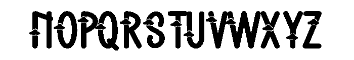 Blue Cloud Font LOWERCASE