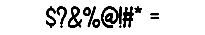 Blue Craft Regular Font OTHER CHARS
