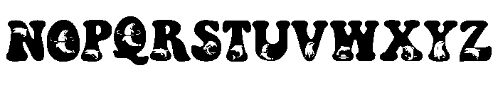 Blue Dolph Font LOWERCASE