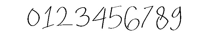 Blue Kasual Font OTHER CHARS