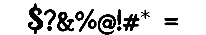 Blue_Lantern Font OTHER CHARS