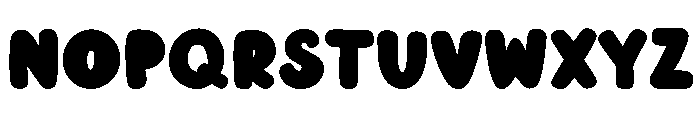 Blue Stripes Font UPPERCASE