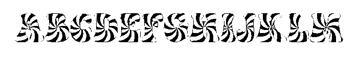 Blue Sugar Pop Font UPPERCASE