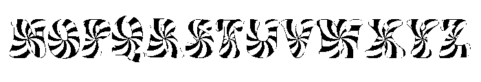 Blue Sugar Pop Font UPPERCASE