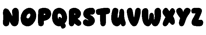 Blue Sweetie Frost Font UPPERCASE