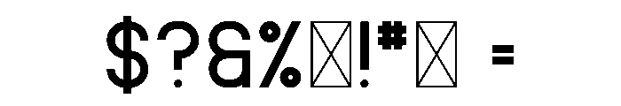 BlueGold Regular Font OTHER CHARS