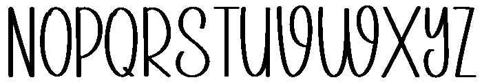Blueberry1 Font UPPERCASE