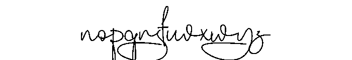 Bluebirds Font LOWERCASE