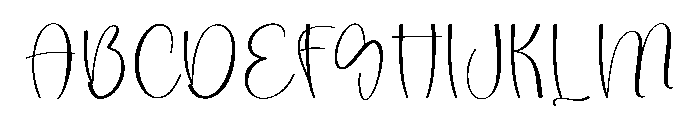Bluefont Font UPPERCASE
