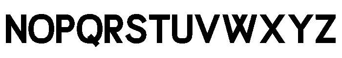 Bluegoose Black Font LOWERCASE