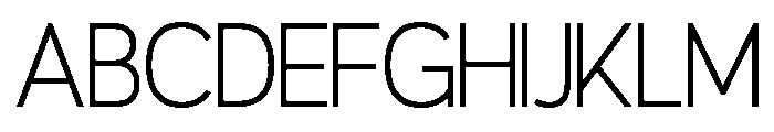 Bluegoose Light Font UPPERCASE