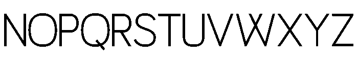 Bluegoose Light Font UPPERCASE