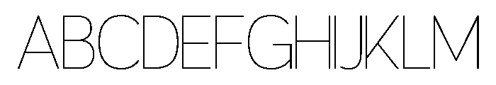 Bluegoose Thin FONT