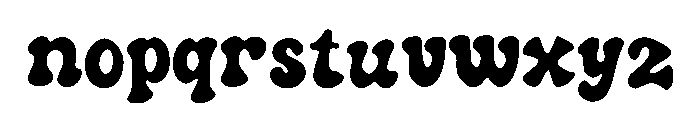 Bluejay Font LOWERCASE