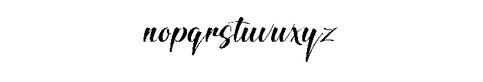 Bluemode Font LOWERCASE